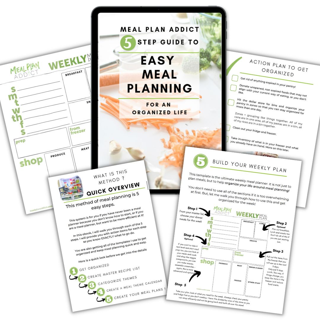 5 Step Guide To Easy Meal Planning for an Organized Life