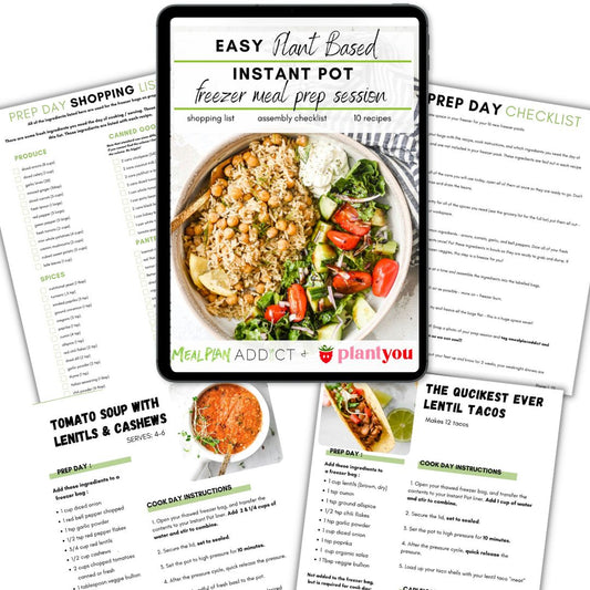 Easy Plant Based (Vegan) Instant Pot Freezer Meal Session ebook